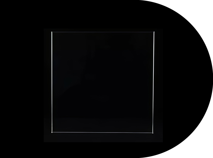 Matala heijastus valokuvakehys lasi